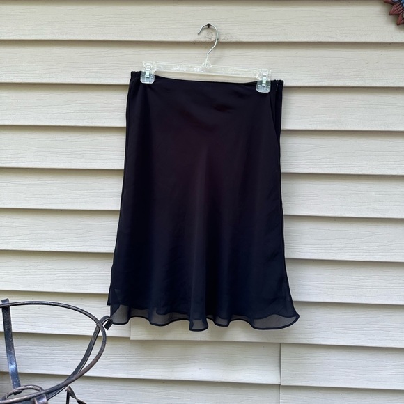 Express Black A-Line Knee-Length Skirt - Picture 1 of 6